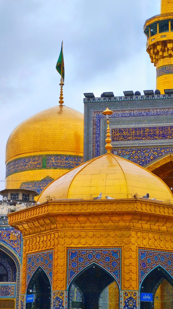 تصویر باکیفیت از سقاخانه حرم امام رضا علیه السلام